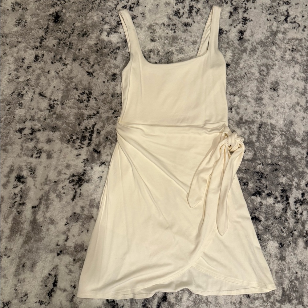 Wilfred (ZARA) Cream Mini Dress small